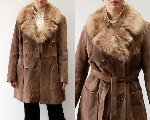 Suede Penny Lane coat