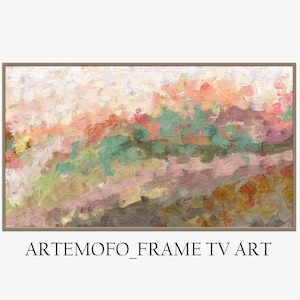 samsung frame tv art pastel / colorful shape abstract frame tv art / modern samsung art tv / digital download for samsung frame / industrial