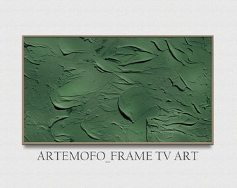 Samsung Frame TV Art Modern Abstract, Art For Frame Tv, Acrylic impasto Painting tv frame art, digital art instant download, industrial