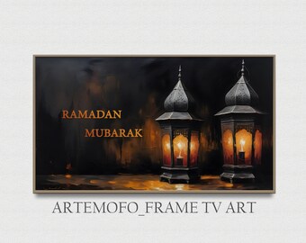 Samsung Frame TV Art Eid Mubarak, Islam Home Decor, Ramadan , Muslim Art for tv, Instant Download, Frame TV Art islamic lights