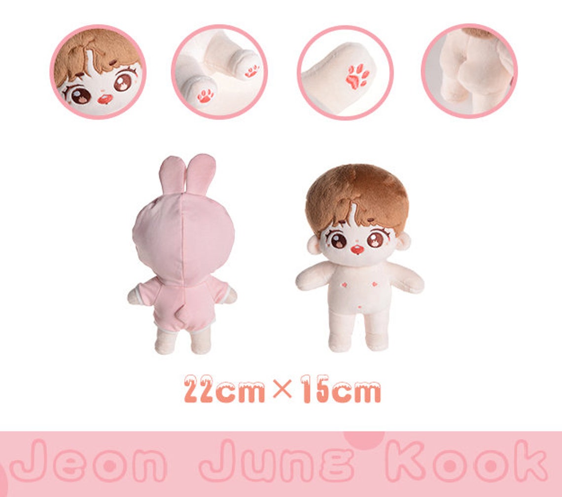 BTS Plushie Dolls Jungkook Korean Kpop Idol Toys Gifts for Her Etsy