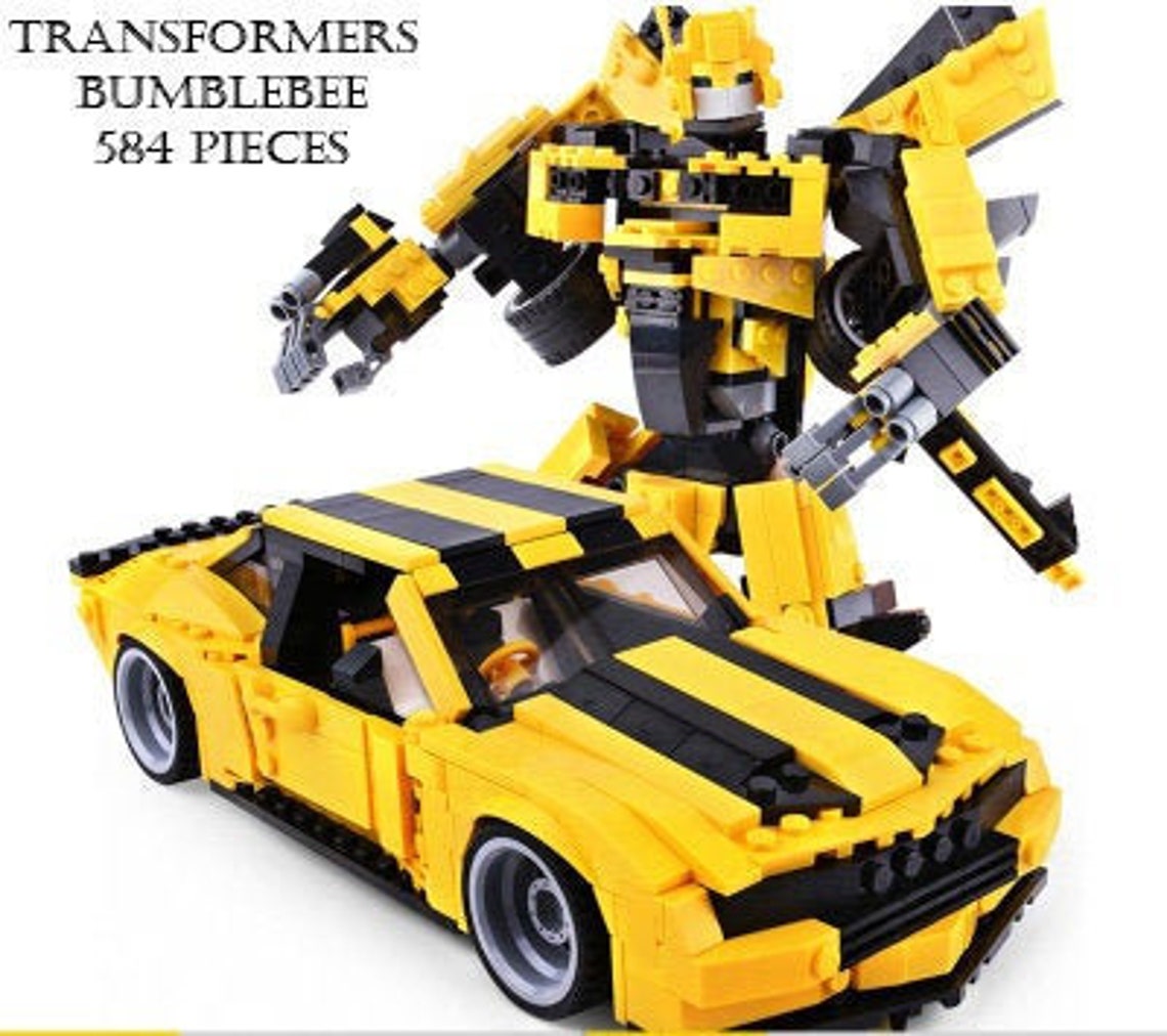 Transformers Bumblebee Bricks Toys DIY Toys Children 584 | Etsy