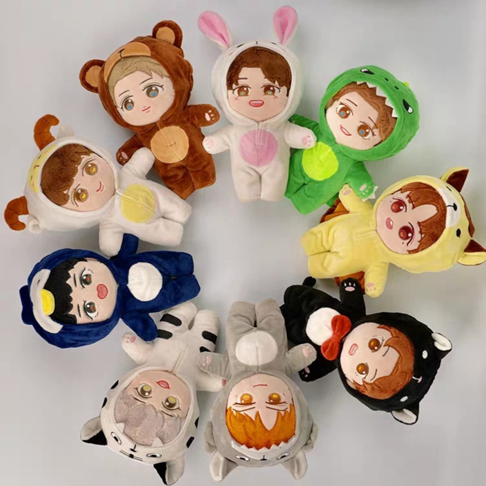 BTS Plushie Dolls Suga Korean Kpop Idol Toys Gifts for Her Etsy