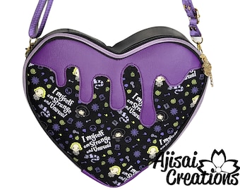 Beetlejuice Pastel Heart Drip Horror Shoulder and Backpack Bag