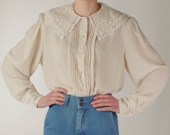 karen scott embroidered tops