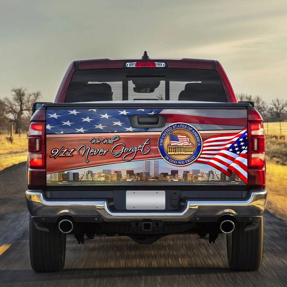 September 11th Memorial Truck Tailgate Wrap Patriotic Day Etsy
