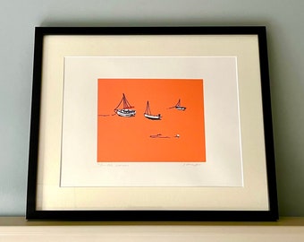 Low Tide - Appledore Print A3