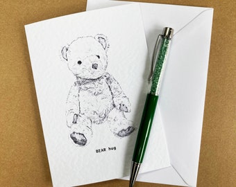 Bear Hug Greeting Card A6