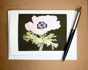 Anemone Flower Greeting Card A6