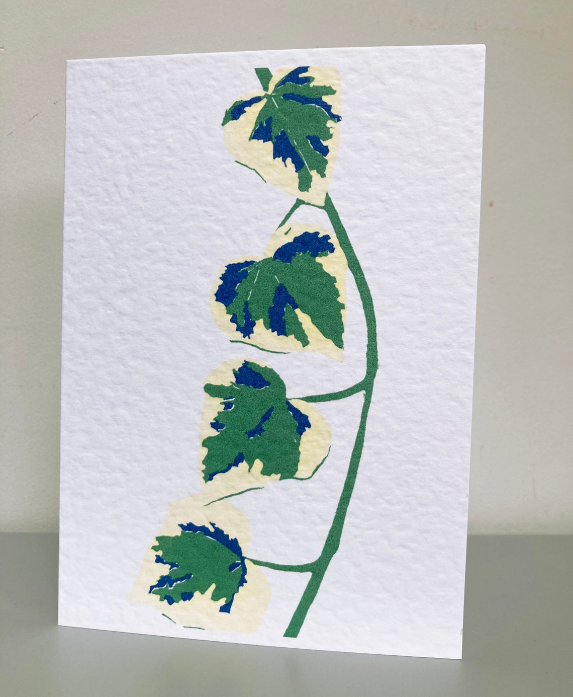 Ivy Leaves Greeting Card A6 - Etsy