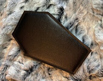 Small Black Coffin Wallet