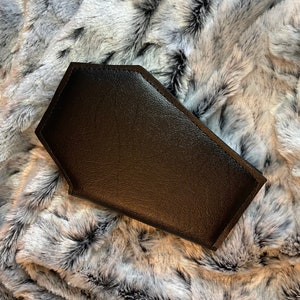 Small Black Coffin Wallet