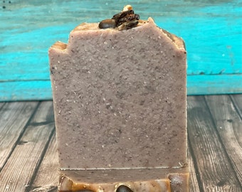 Soap Bar | Coffee Scrub | Handmade Vegan Bar Soap | Exfoliating Coffee Soap | Shea Butter | Coffee Lover | Vanilla Scent | Palm Oil Free