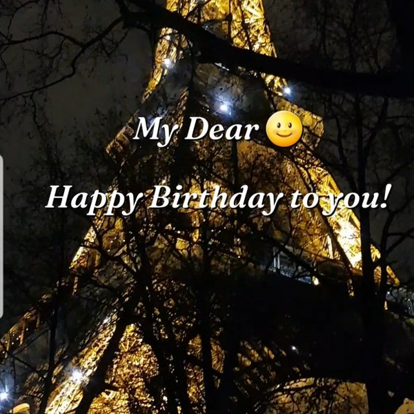 Instagram Stories video templates, Birthday Greetings, Video Birthday greetings