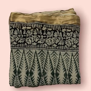 Hand Block Print Cotton Sarong, Beach Cover Up, Indian Pareo, Boho Beach Wrap, Handmade Cotton Sarong