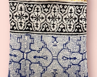 Hand Block Print Cotton Sarong, Beach Cover Up, Indian Pareo, Boho Beach Wrap, Handmade Cotton Sarong