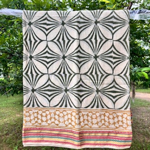 Hand Block Printed Beach Sarong for Women beach scarves in cotton Beach Wrap Pareo Beach Swim wear gift for her Beach Cover Ups Indian lungi
