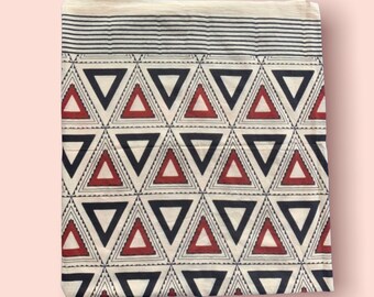 Indian Hand Block Print Sarong, Cotton Beach Wrap, Handmade Pareo, Boho Beach Cover Up, Resort Wear for Women