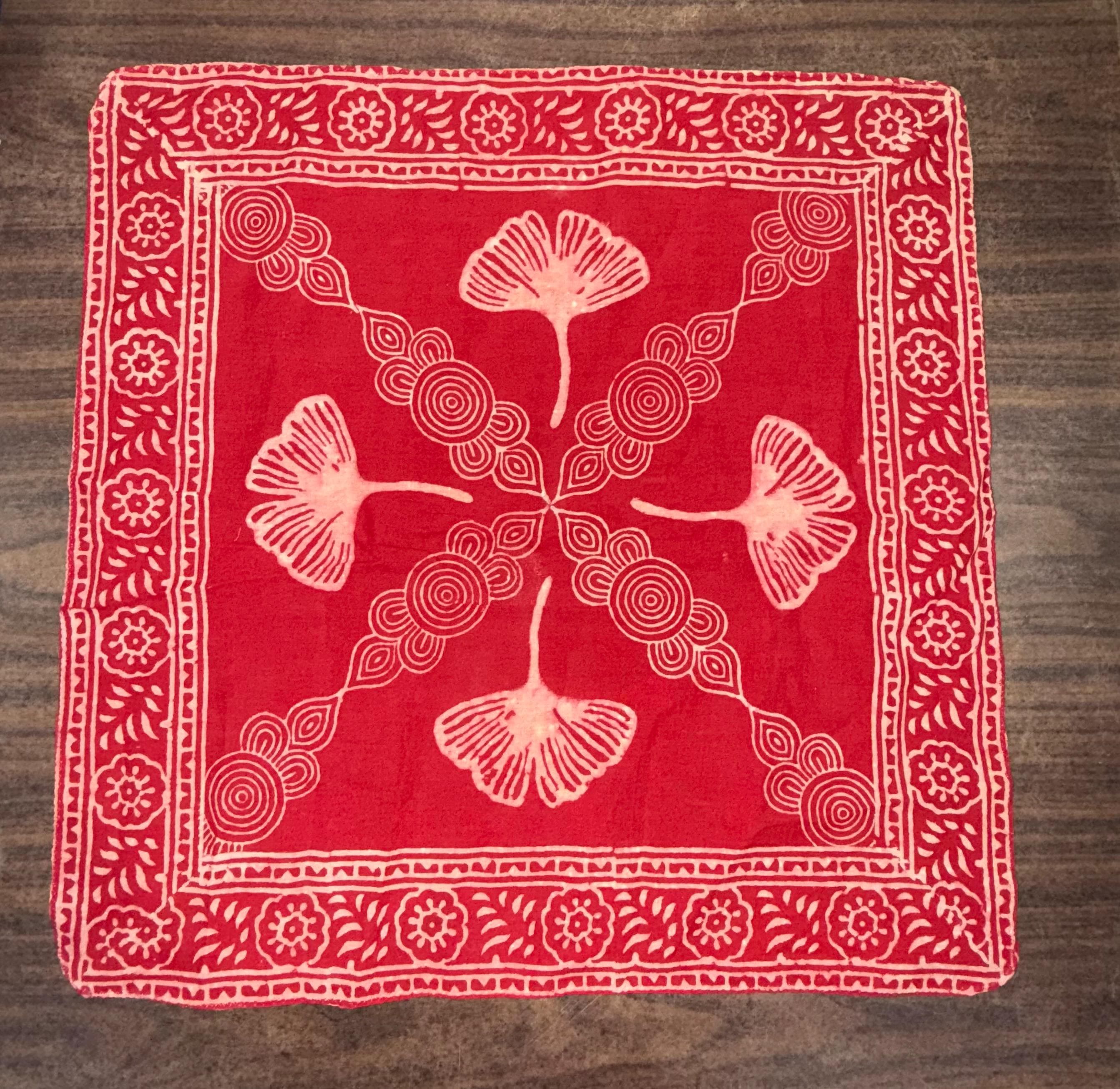 Hand Block Print Cotton Bandana, Boho Head Scarf, Handmade Indian…