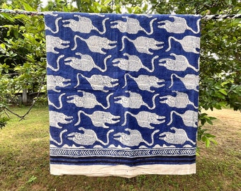 Indian Hand Block Print Sarong, Cotton Beach Wrap, Handmade Pareo, Boho Beach Cover Up, Resort Wear for Women