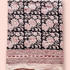 Hand Block Printed Beach Sarong for Women beach scarves in cotton Beach Wrap Pareo Beach Swim wear gift for her Beach Cover Ups Indian lungi
