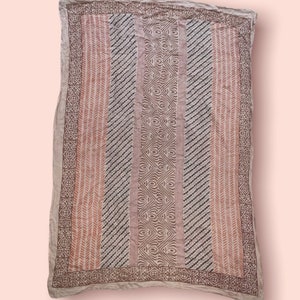 MultiBlock/Multicoloured Hand block print Sarong,Beautiful scarf,Hand made Pareo,Cotton,Sarong
