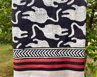 Hand Block Printed Beach Sarong for Women beach scarves in cotton Beach Wrap Pareo Beach Swim wear gift for her Beach Cover Ups Indian lungi