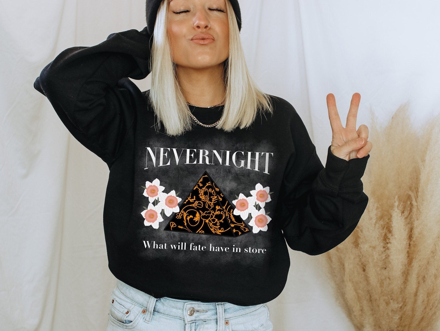 Persephone Edition A Touch of Darkness by Scarlett St. Claire Nevernight Hades Club Crewneck Sweatshirt Pullover Greek Mythology