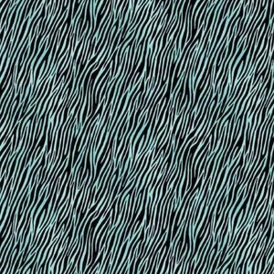 100% Cotton  - Zebra Turq by Makower