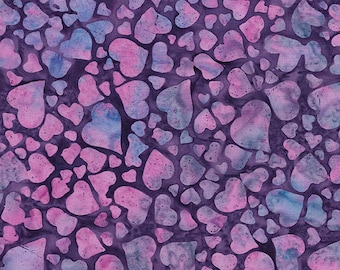 Batik - Hearts by Makower