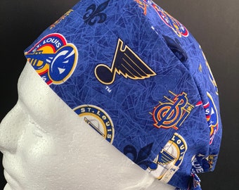 Blues Stanley Cup scrub hat