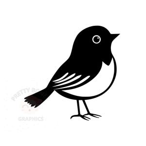 Bird Clipart, SVG, PNG Instant Download File, Digital Design For Crafting, Printable Art, Vector Clipart