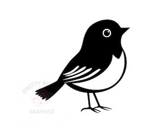 Bird Clipart, SVG, PNG Instant Download File, Digital Design For Crafting, Printable Art, Vector Clipart