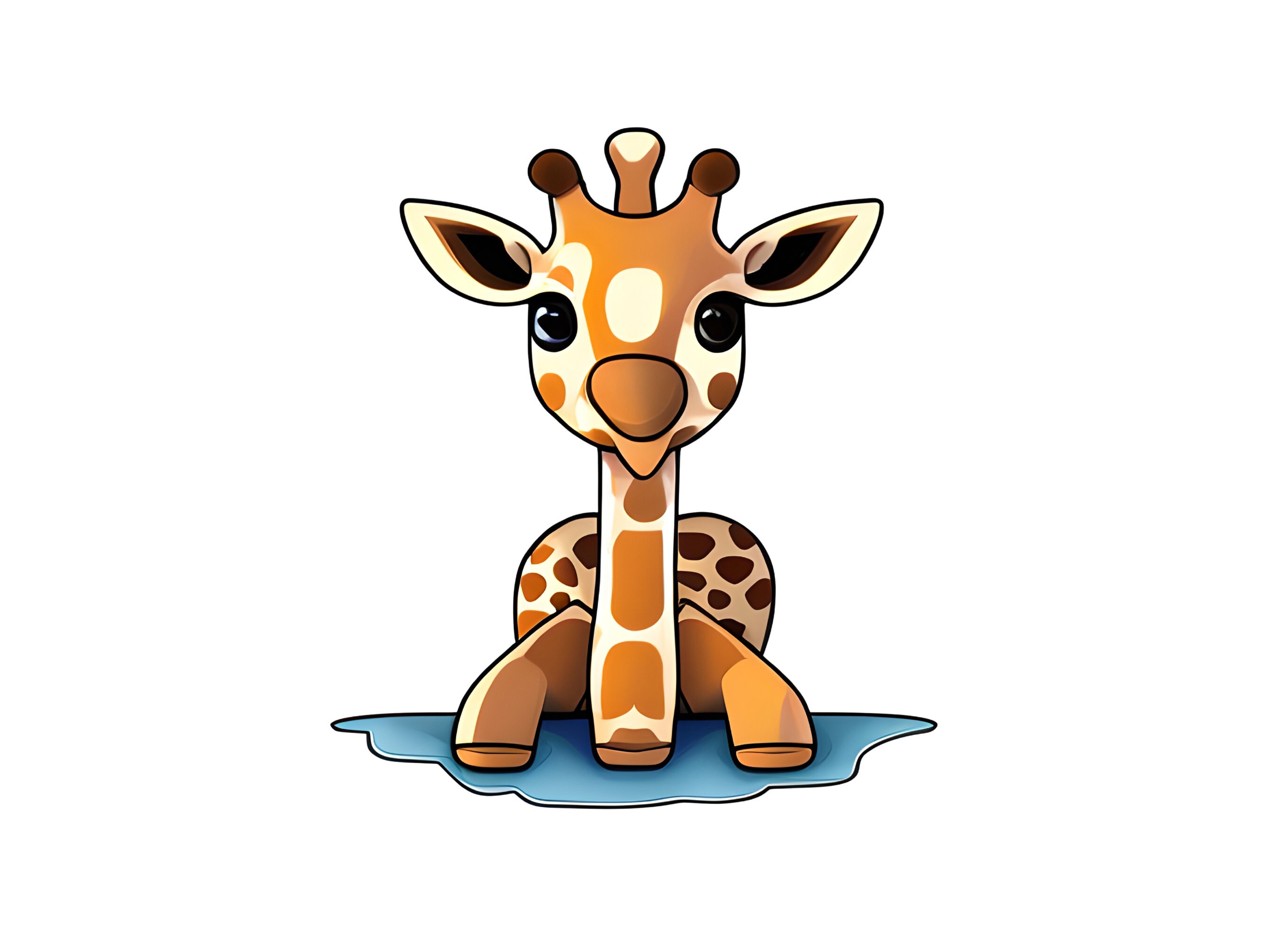 Giraffe Clipart Digital Download PNG Digital File for - Etsy