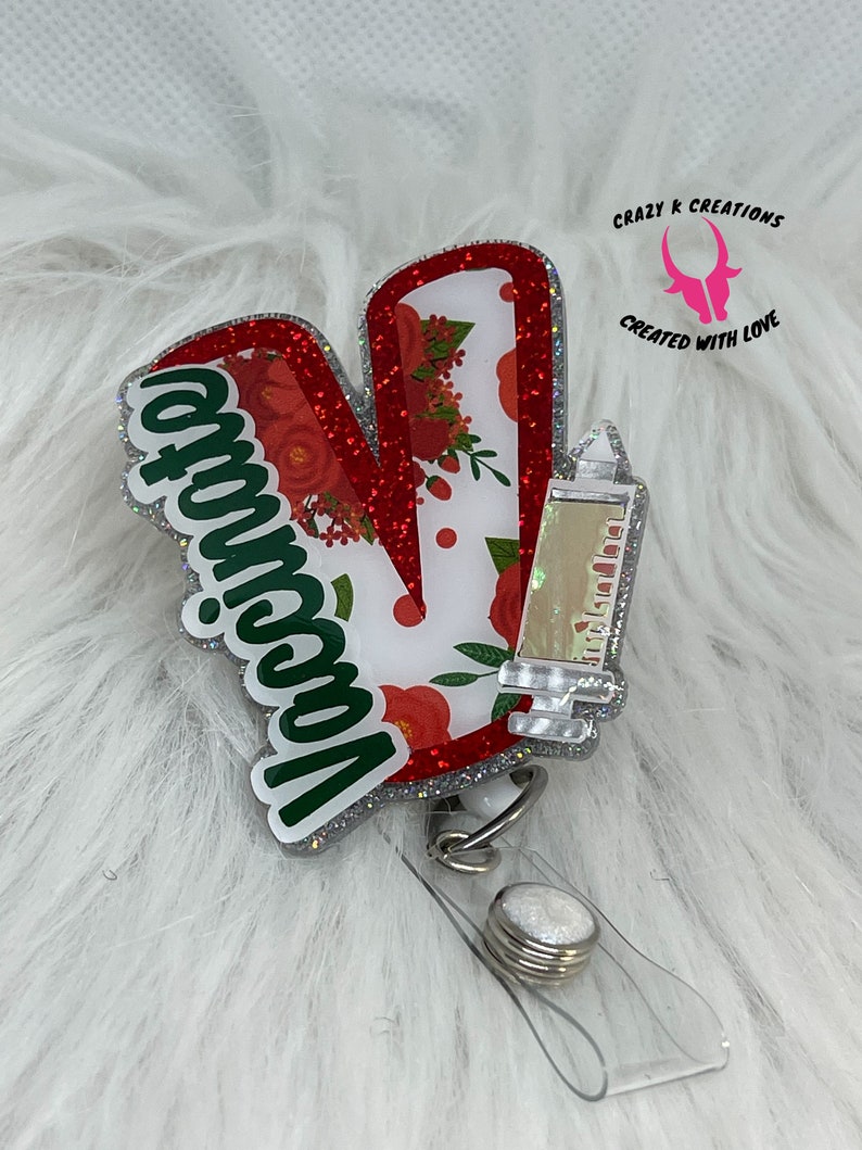 Vaccinate Interchangeable badge reelEducators GiftNurse LifePharmacy workerBadge ReelPharmacy Technician