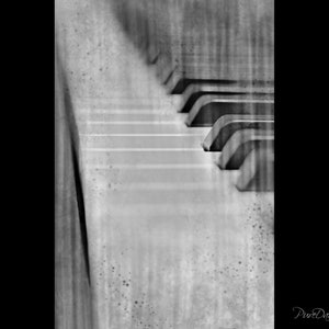 Vintage Piano Keys Music Art, Digital Download, Black and White Photography, Gift for Musician, Home Decor, Printable