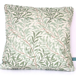 Willow Sage - 100% Cotton Cushion - Handmade to order
