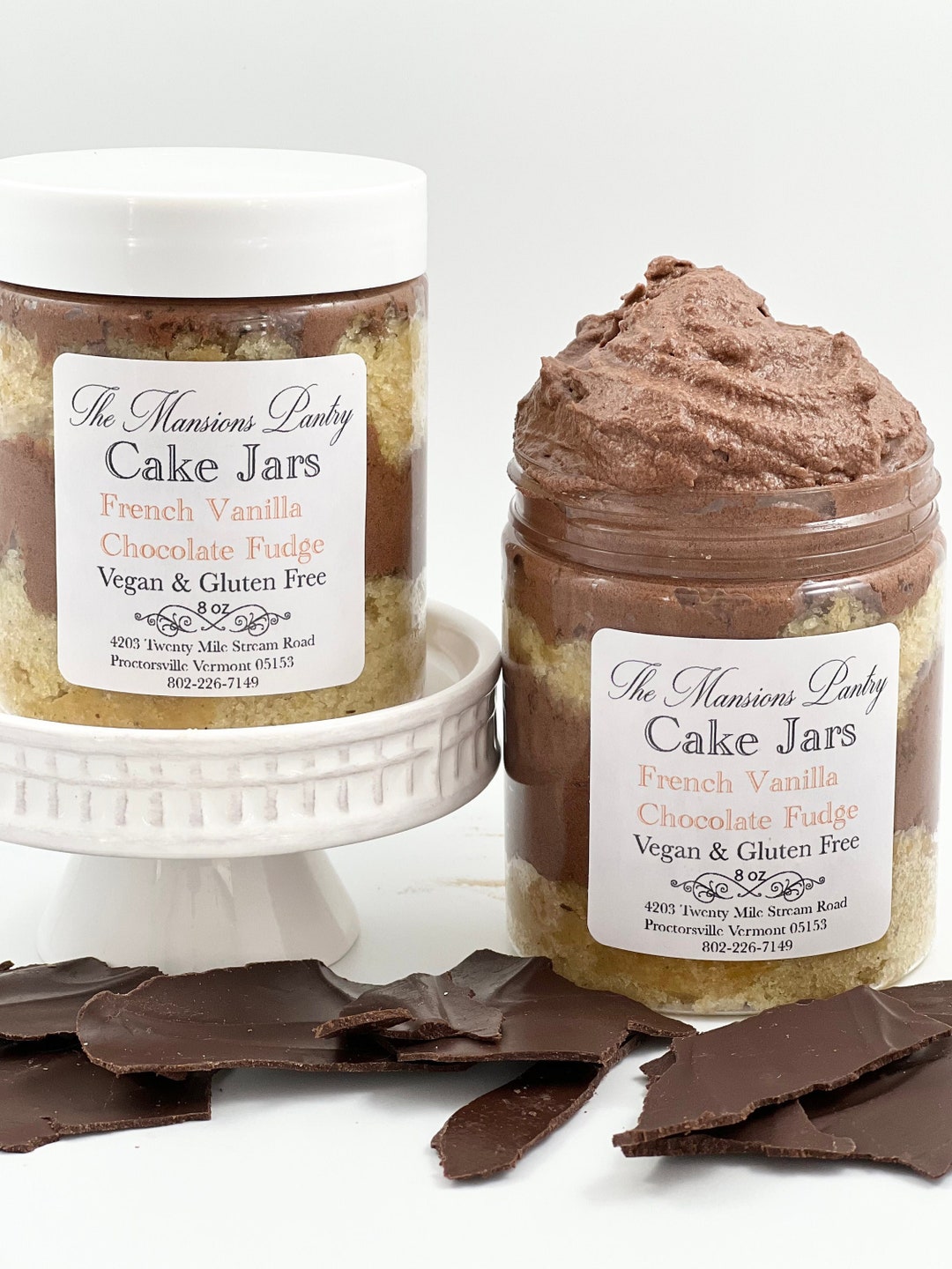 Cupcake in a Jar Vegan Gluten Free, Vegan Gluten Free Cake, Vegan