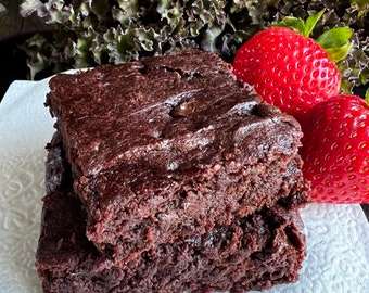 Vegan Gluten Free Brownie Mix, Vegan Chocolate, Gluten free Brownie mix, Simply mix and bake, Vegan Gluten free desserts,Worlds Best Brownie