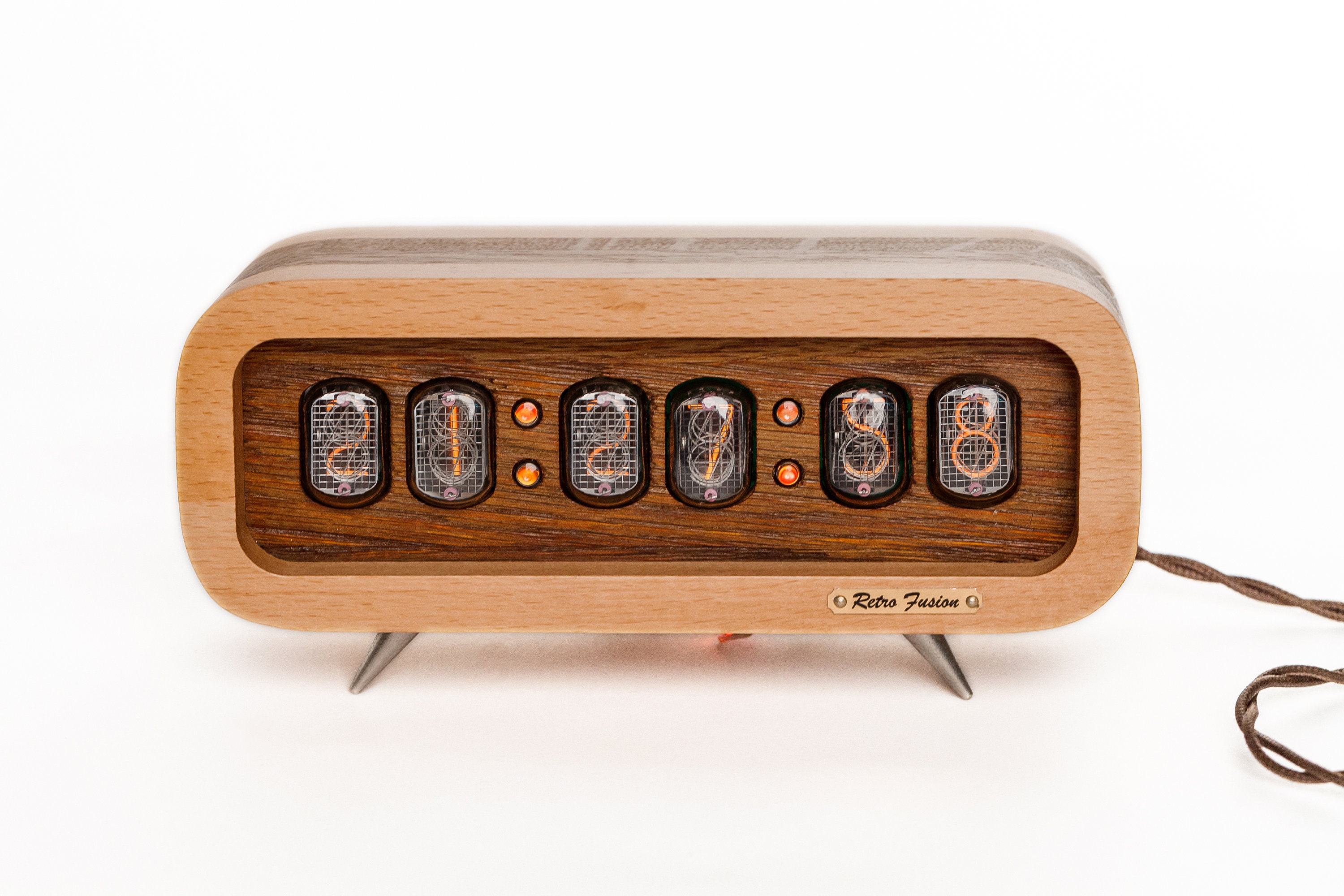 Nixie tube alarm clock. Exclusive gift. Clock on neon Etsy