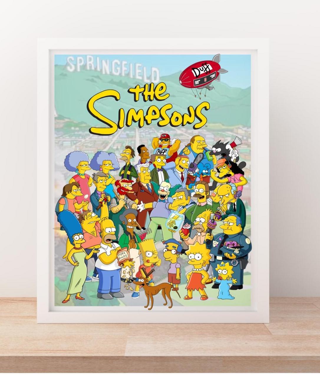 Simpsons Hang in There Poster - Etsy