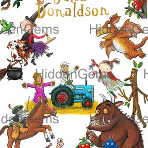 Julia Donaldson - Classic Stories Poster | Digital Download | A2 &2:3 ratio