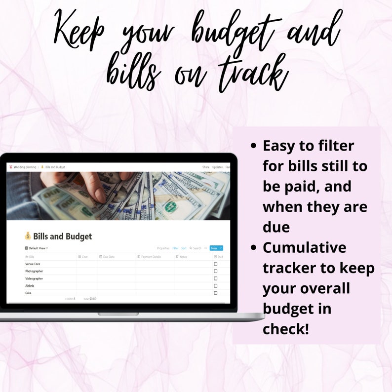 Free Notion Wedding Planning Template