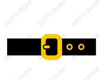 Santa Belt Svg Etsy
