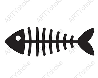 Download Fish Skeleton Svg Etsy
