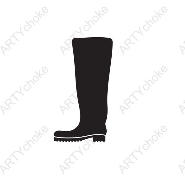 Fishing boots. Files prepared for Cricut. SVG Clip Art. Digital file available for instant download (eps, svg, pdf, dxf, png, jpeg)