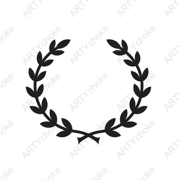 Laurel Award Svg Etsy