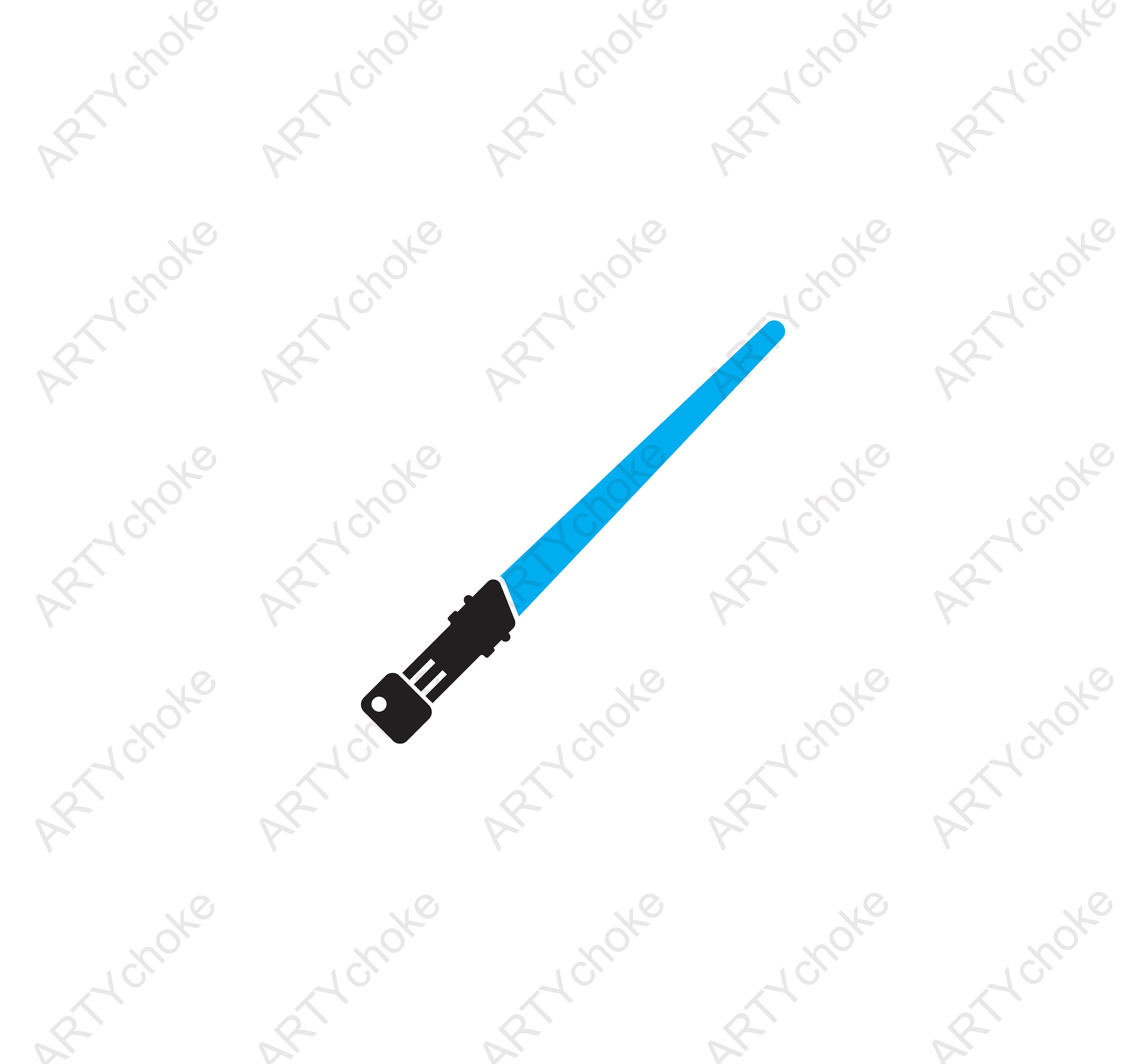 Lightsaber. Files Prepared for Cricut. SVG Clip Art. Digital Etsy