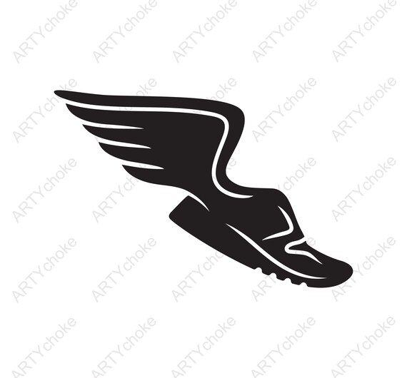 Sneakers With Wings. Files Prepared for Cricut. SVG Clip Art. Digital File Available for Instant Download eps Svg Pdf Dxf Png Jpeg Etsy