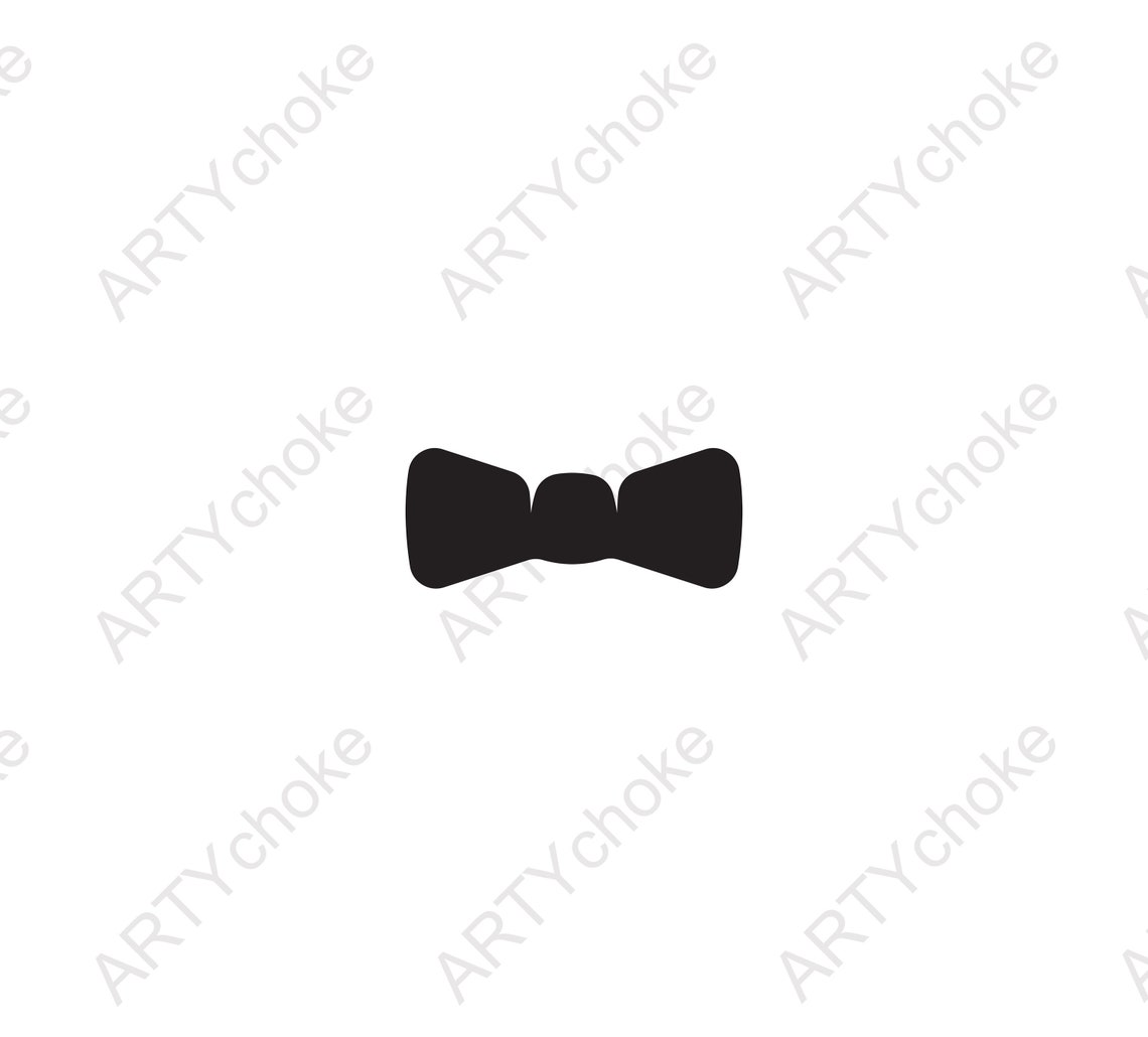 Bow Tie. Files Prepared for Cricut. SVG Clip Art. Digital File Etsy